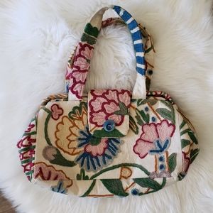 Vintage Jenae Embroidered Doctor's Bag
